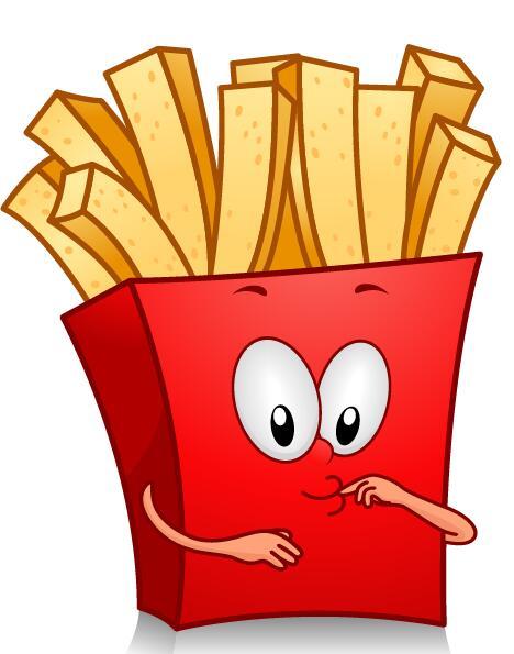 funny fries French cartoon 