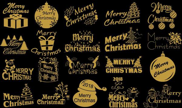 logos golden christmas 2018 