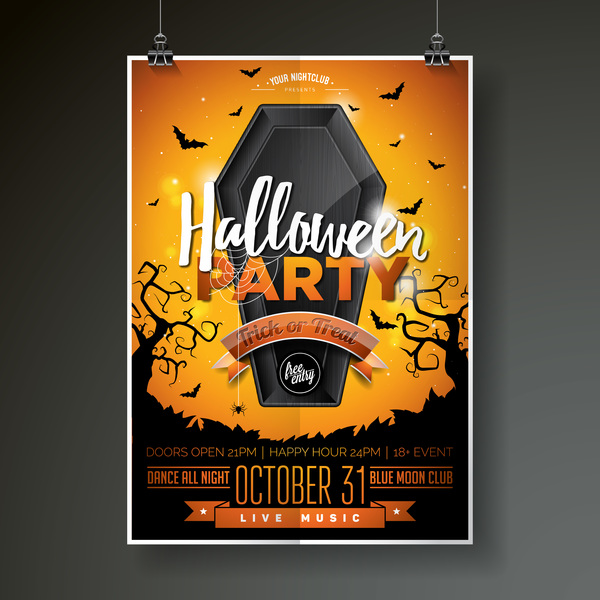 poster halloween flyer cover 