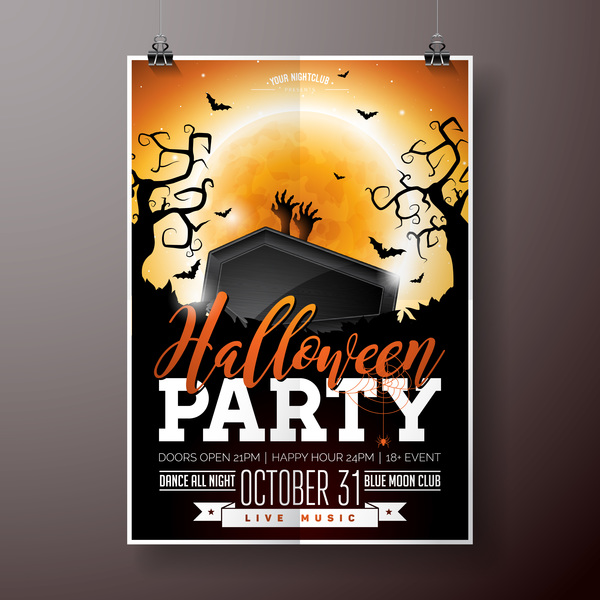 poster halloween flyer cover 
