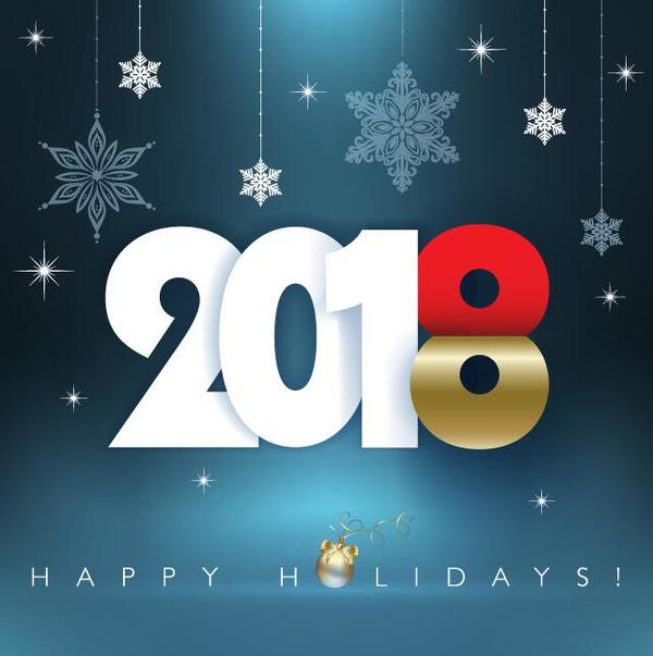 year new holiady happy 2018 
