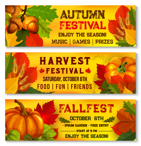 harvest Fall banner 