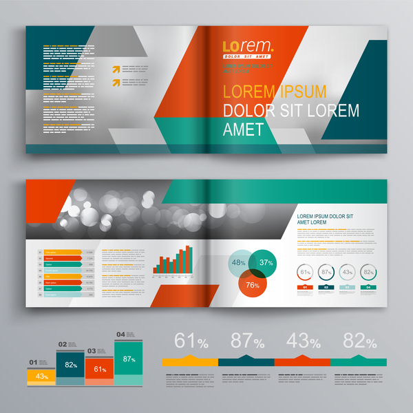 modern infographic brochure 