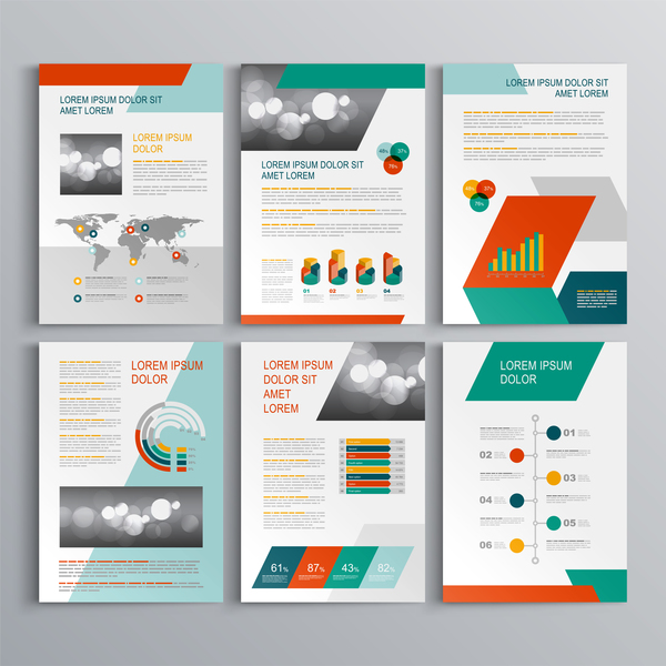 modern infographic brochure 