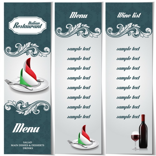 restaurant menu italian 