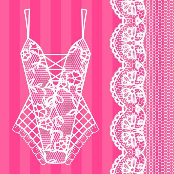 underwear lacy lace border 