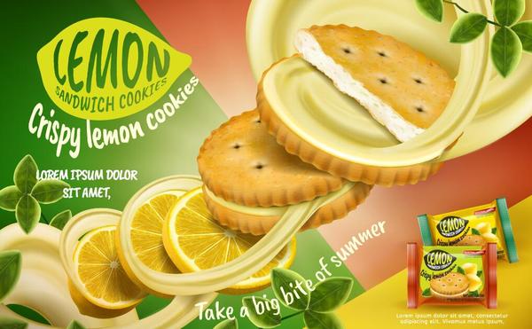 poster lemon cookies 