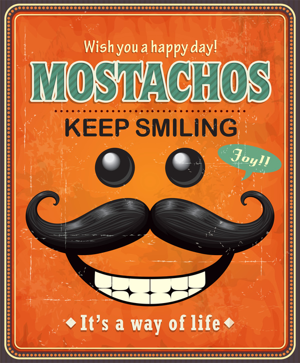smiling poster Mostach keep 