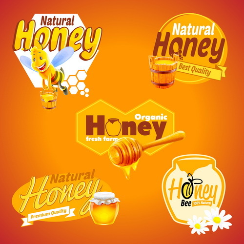 nature honey banners 