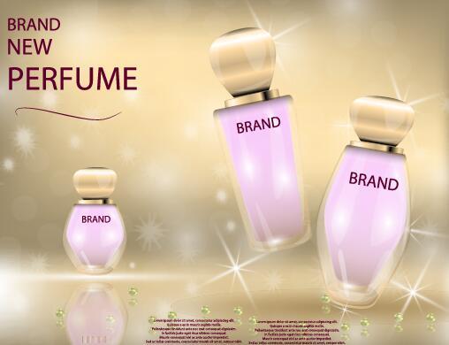 template poster perfume new 