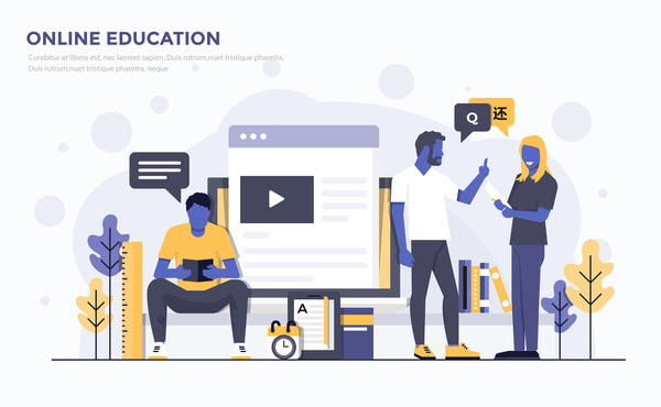 online flat education business 