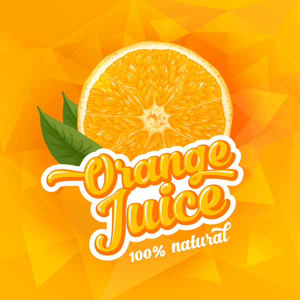 poster orange juice 