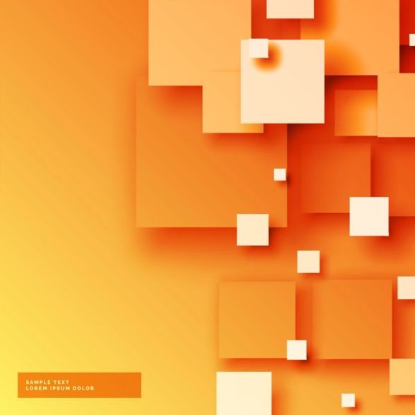 orange modern abstract 