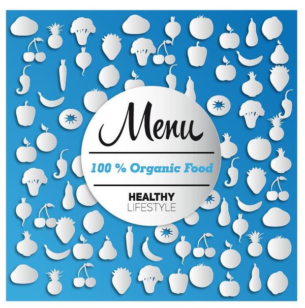 organic menu food cover 