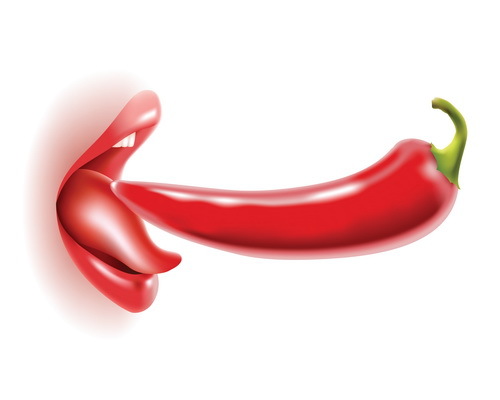 red pepper lips 