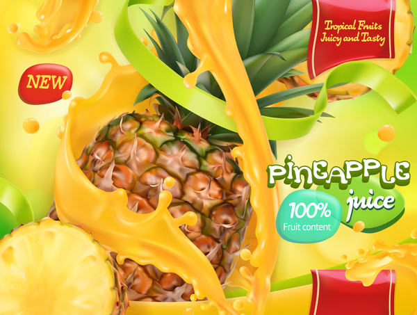 poster pineapple juice 