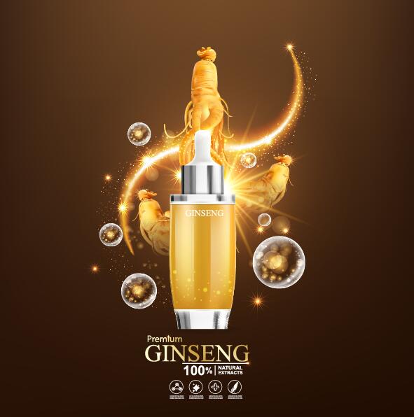 premium poster ginseng cosmetics 