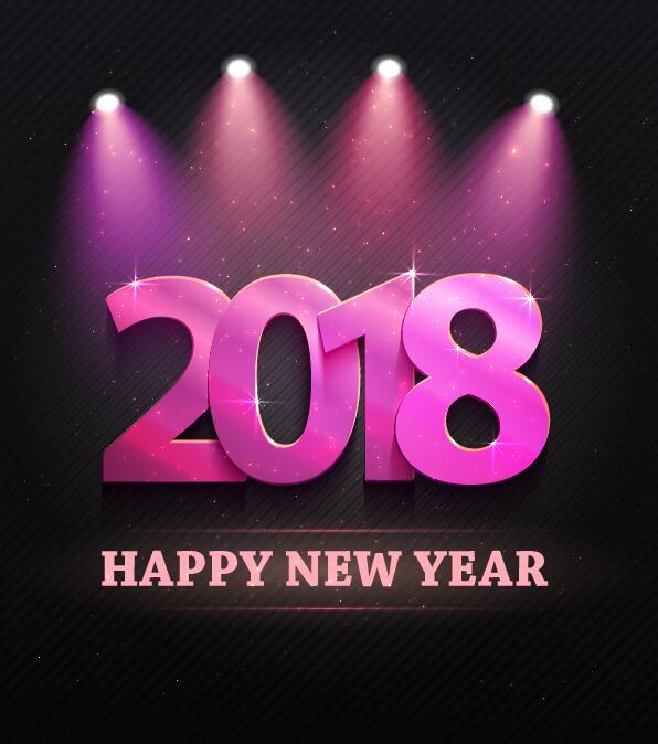 year spotlights purple new 2018 