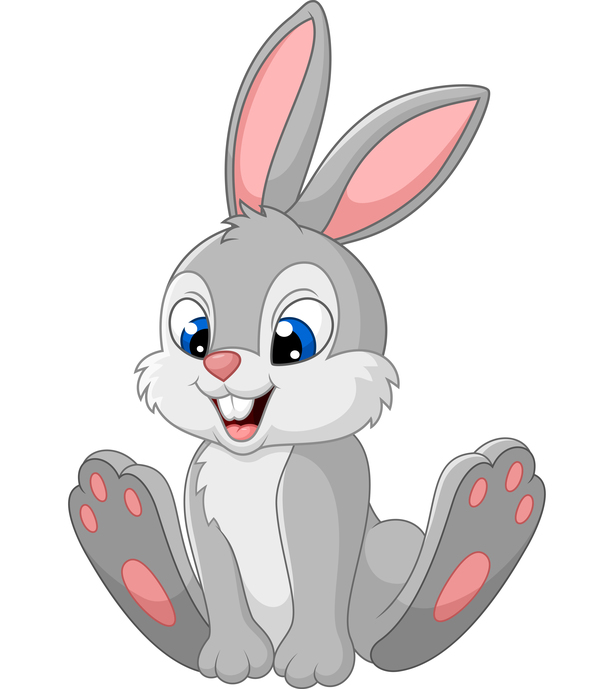Rabbit cute cartoon vector 01 - WeLoveSoLo