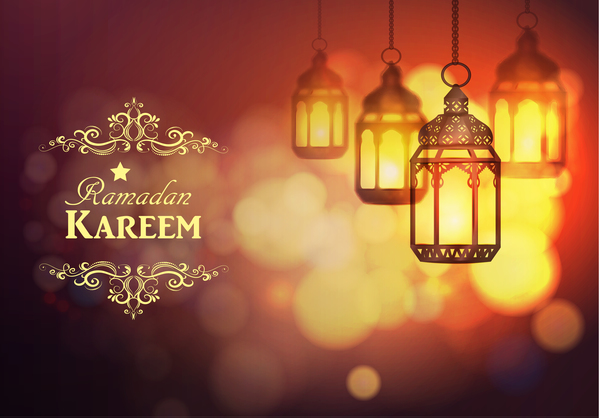 ramadan lamps kareem arabic 