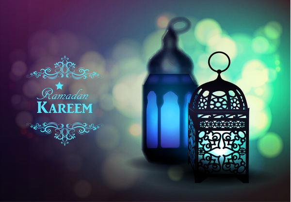 ramadan lamps kareem arabic 