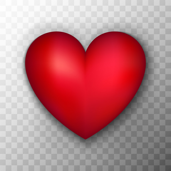 shape red heart 
