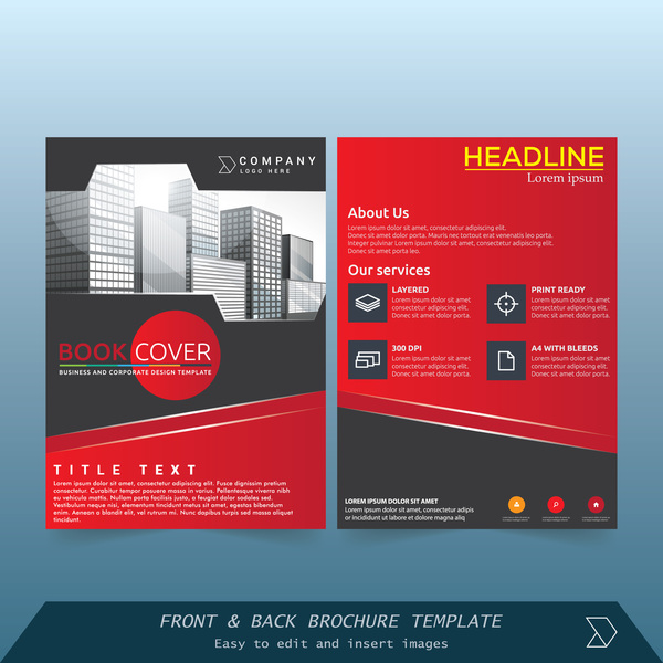 styles red cover brochure 