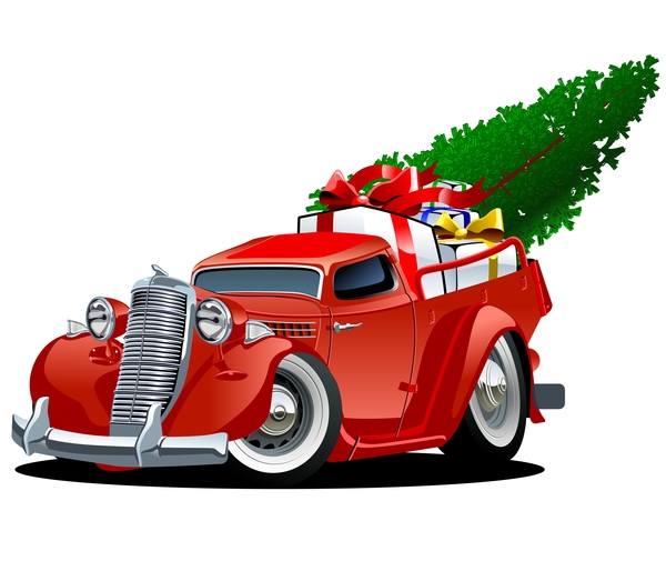 truck red gift christmas 
