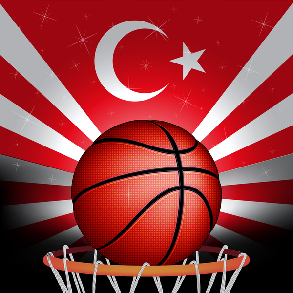 Rurkish flag basketball 
