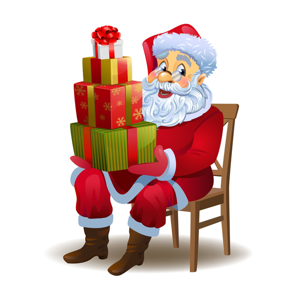 santa gift Claus christmas Boxs 