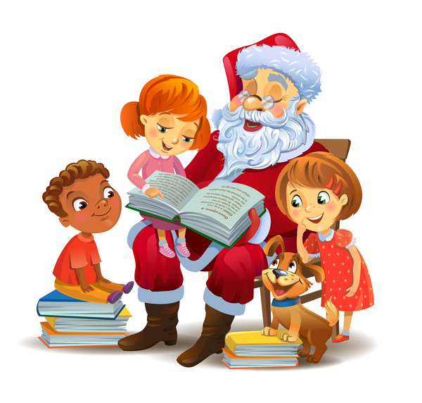 santa kids Claus book 