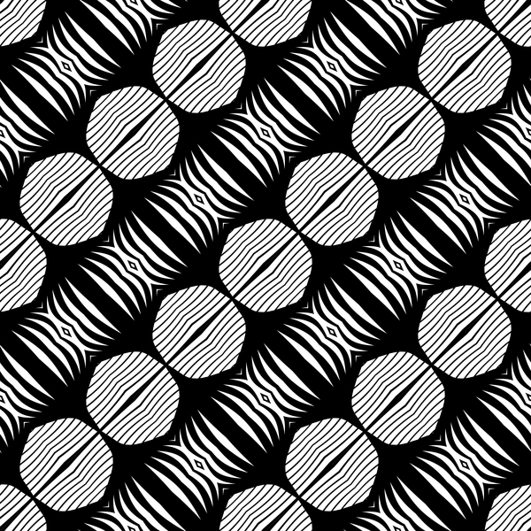 white seamless pattern black art 