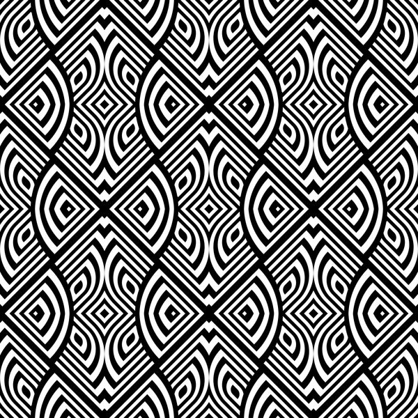 white seamless pattern black art 