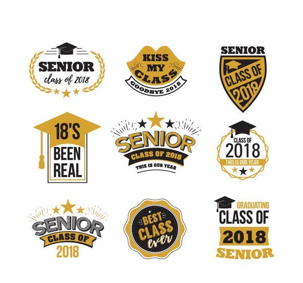 senior labels class 2018 