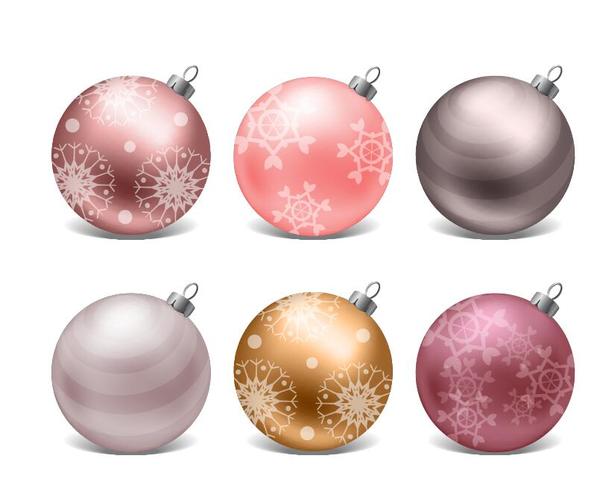 shining decor christmas balls 