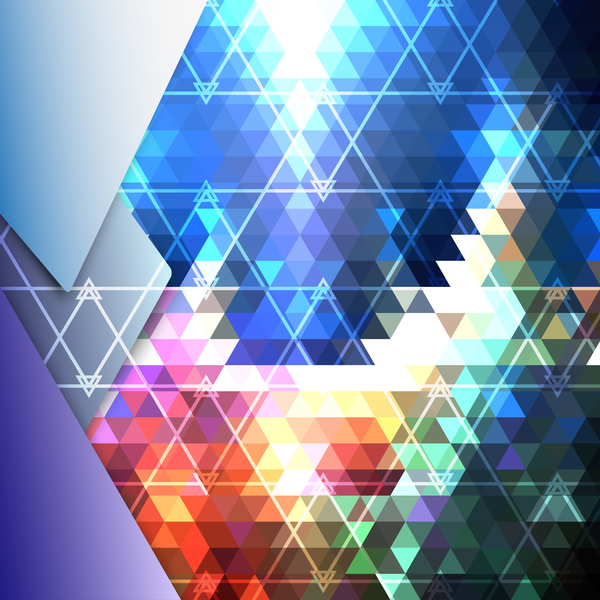 triangle shiny abstract 
