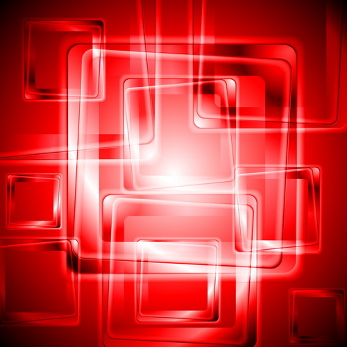 squre red abstract 