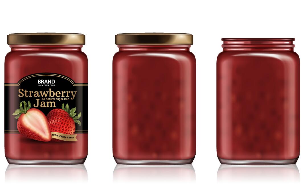 strawberry package jam 