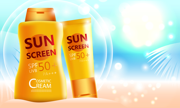 sunscreen ream poster cosmetic 