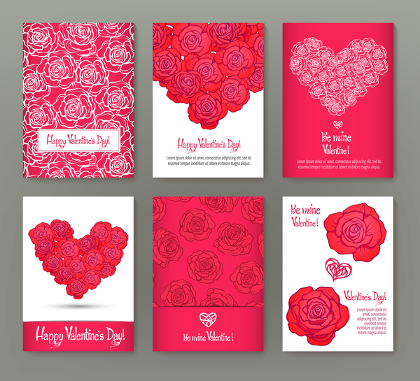 valentine flyer cover brochure 