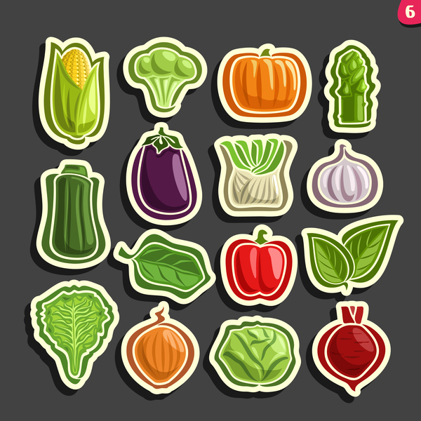 vegetable sticker retor 