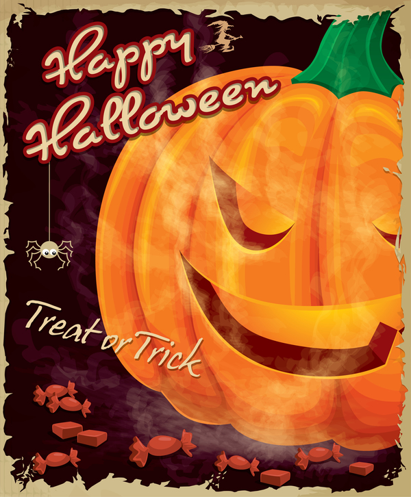 vintage poster halloween 