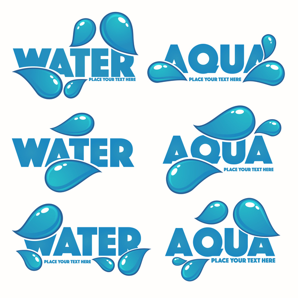 water logos aqua 