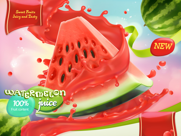 watermelon poster juice 