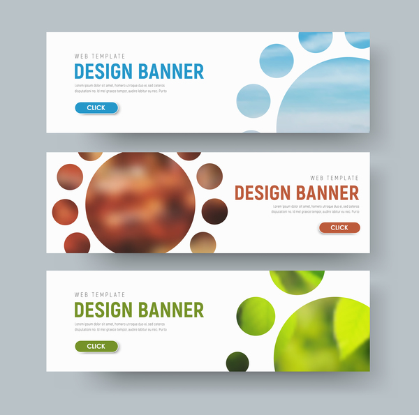 web shapes banners 
