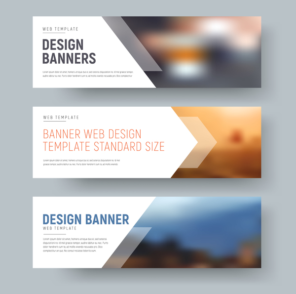 web shapes banners 