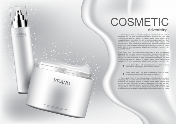 white Products poster cosmetic 