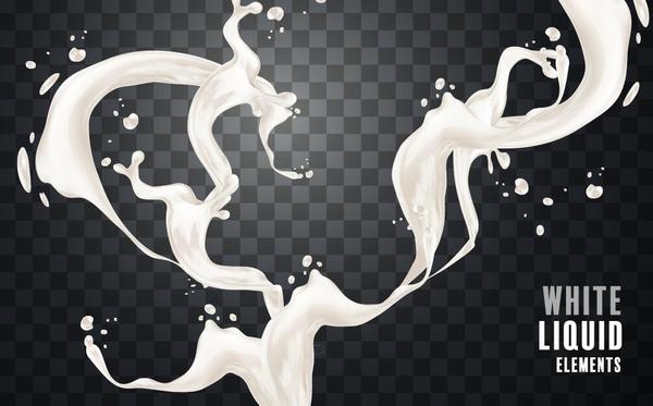 white splashing liquid  