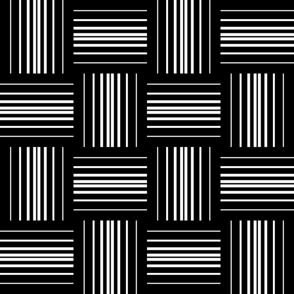 white seamless pattern Geometry black  