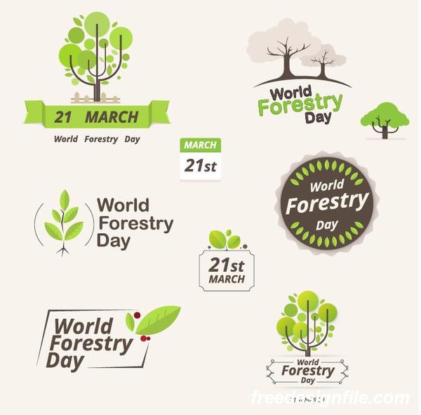 world logos Forestry day 